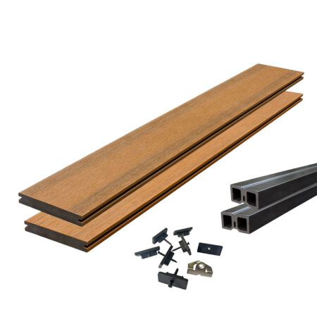EcoShield - Massief - Teak - 1m² Totaalpakket