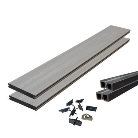 EcoShield - Massief - Stone Grey - 1m² Totaalpakket