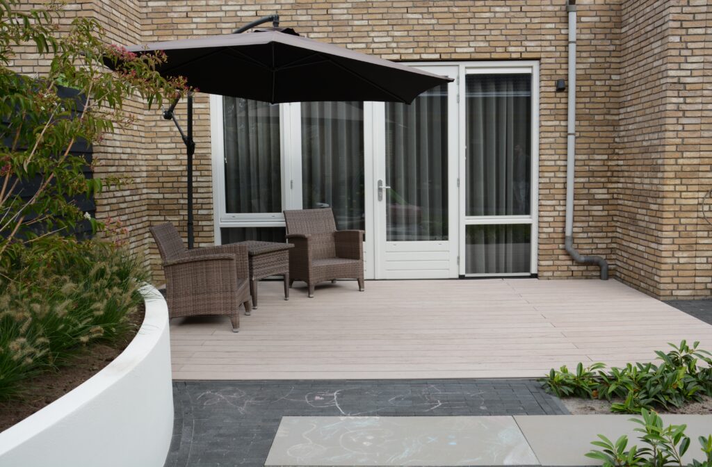 Licht composiet vlonder