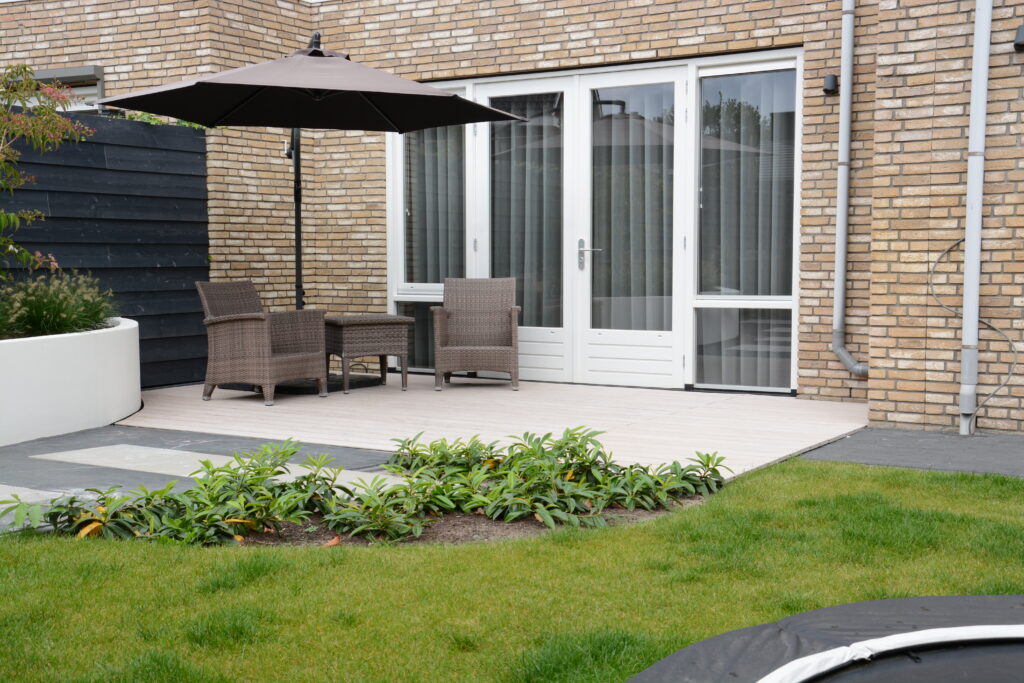 Licht composiet terras