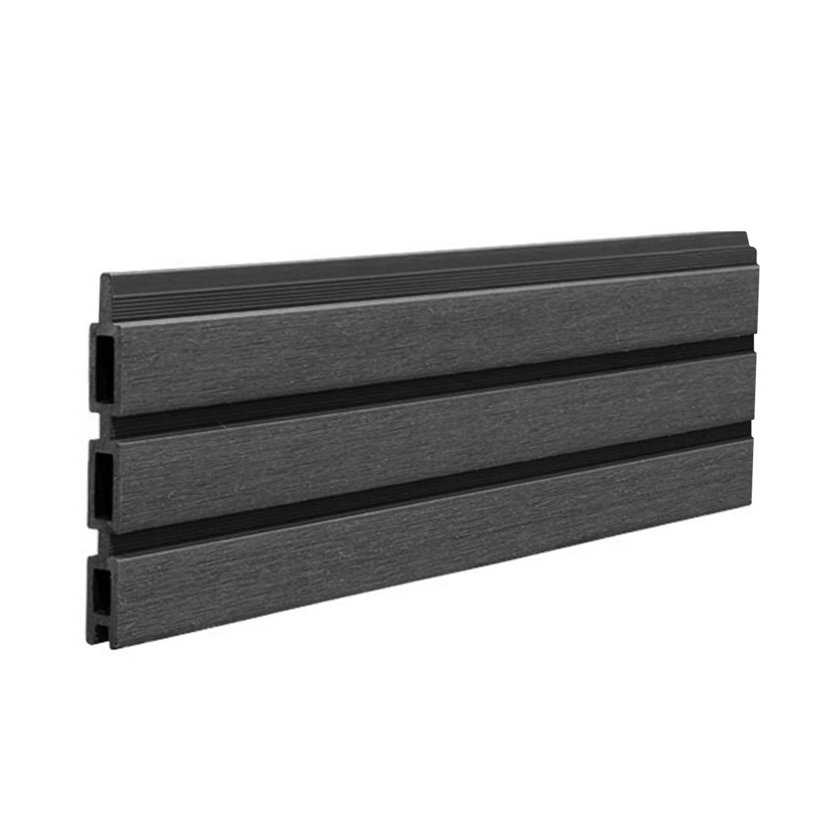 Losse Schutting Plank - Natural Notch – Eco Shield – Antraciet Grey - Afbeelding 2